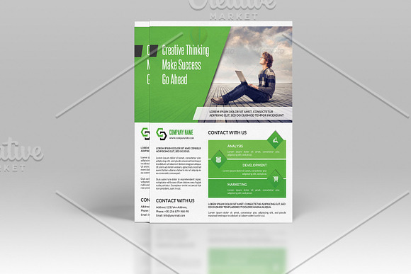 Corporate Flyer Bundle - V1191 in Flyer Templates - product preview 4