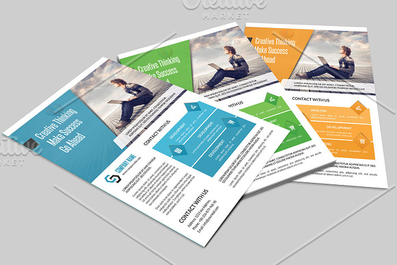 Corporate Flyer Bundle - V1191 in Flyer Templates - product preview 7