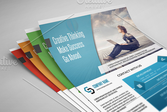 Corporate Flyer Bundle - V1191 in Flyer Templates - product preview 8