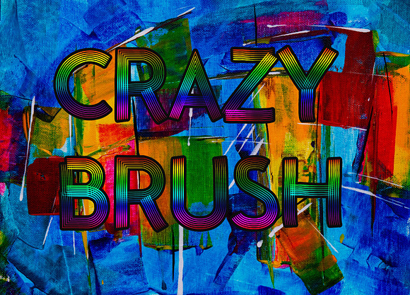 Crazy Brush Neue Font in Display Fonts - product preview 3