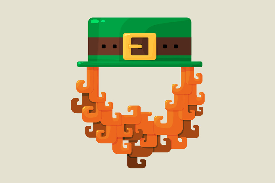 Irish St. Patricks Day leprechaun ic in Graphics - product preview 8