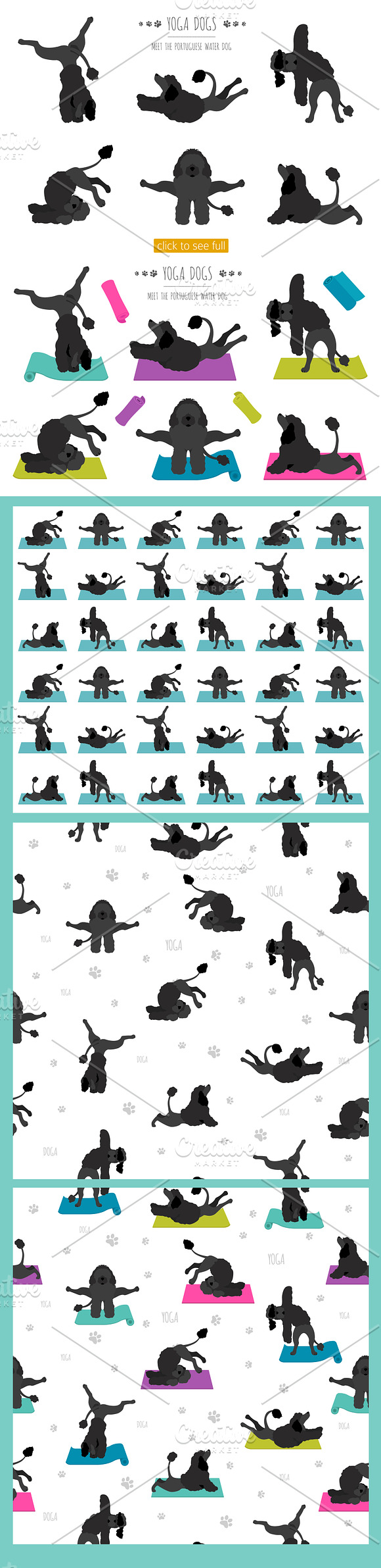 Yoga dogs collection (vol.4) in Illustrations - product preview 8