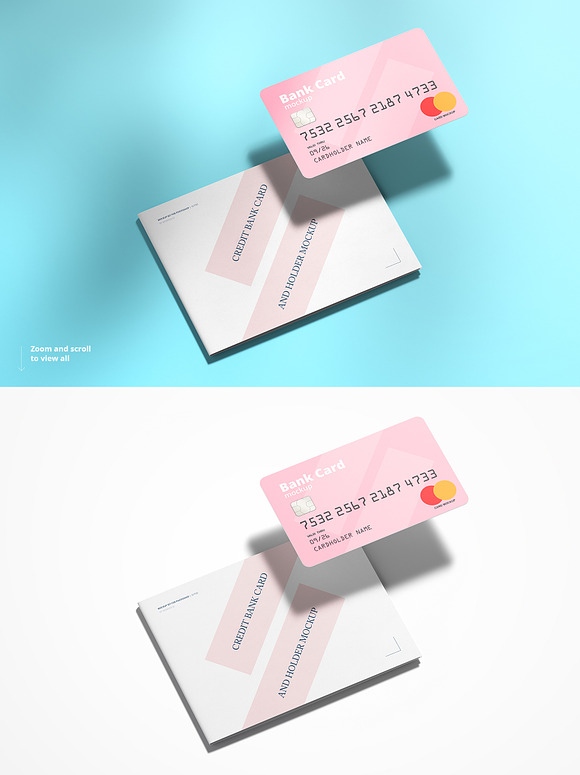 Credit / Bank Card Mockup in Product Mockups - product preview 5