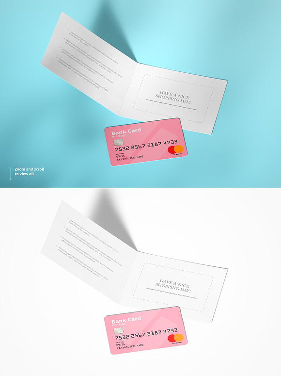Credit / Bank Card Mockup in Product Mockups - product preview 6