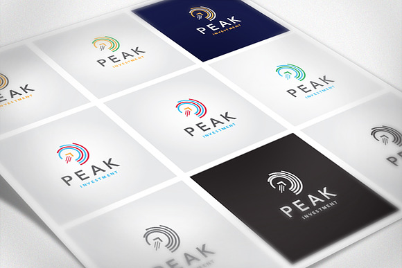 Peak Investment in Logo Templates - product preview 2