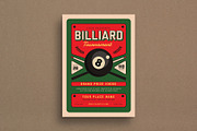 Billiard Night Tournament Flyer
