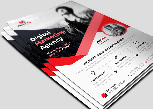 Corporate Flyer Templates in Flyer Templates - product preview 2