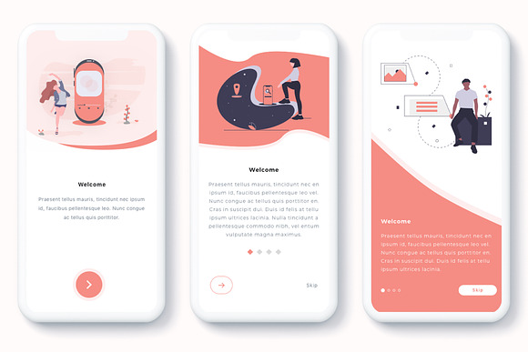 Onboarding UI Kit Bundle in App Templates - product preview 1