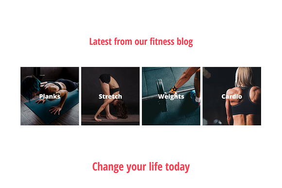 Landing page for personal trainer XD in Landing Page Templates - product preview 7