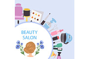 Beauty salon, barbershop with