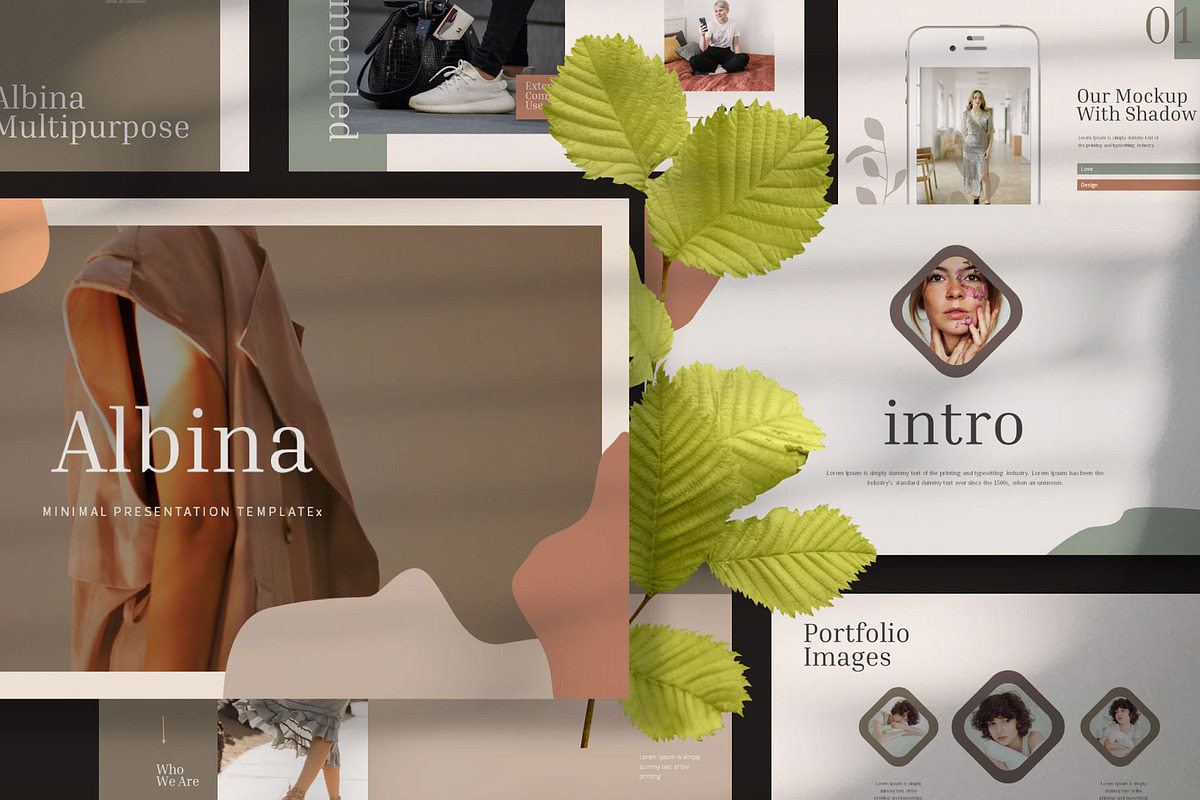 ALBINA - Powerpoint Lookbook Fashion in PowerPoint Templates - product preview 8
