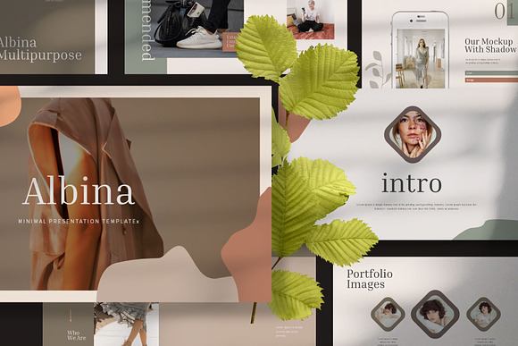 ALBINA - Keynote Lookbook Fashion in Keynote Templates - product preview 1