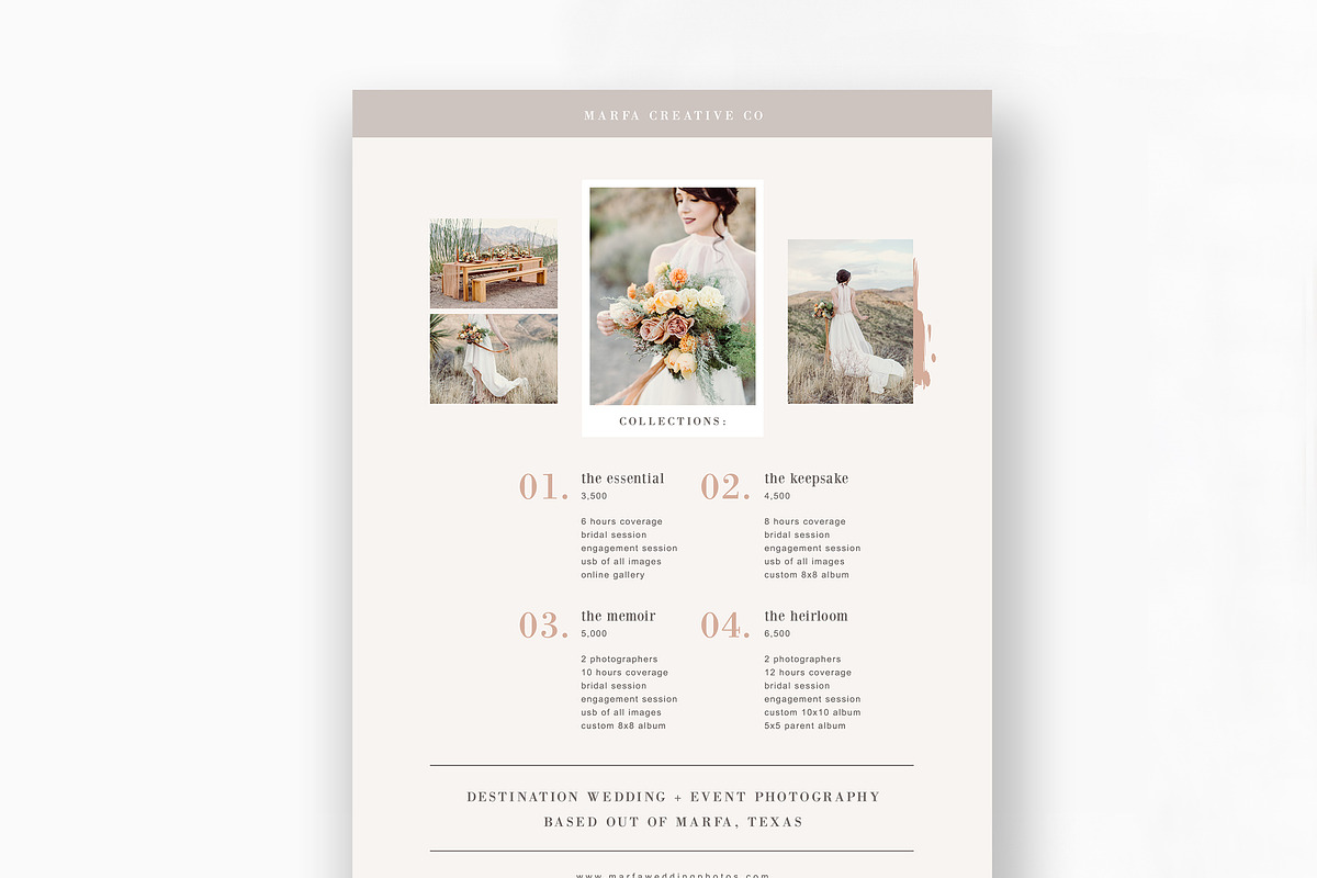 Wedding Photography Pricing Guide in Presentation Templates - product preview 8