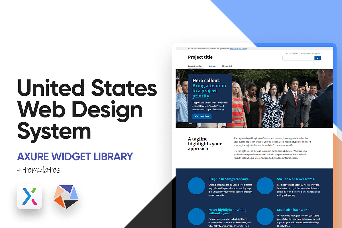 USDWS Axure Widget Library in UI Kits and Libraries - product preview 8