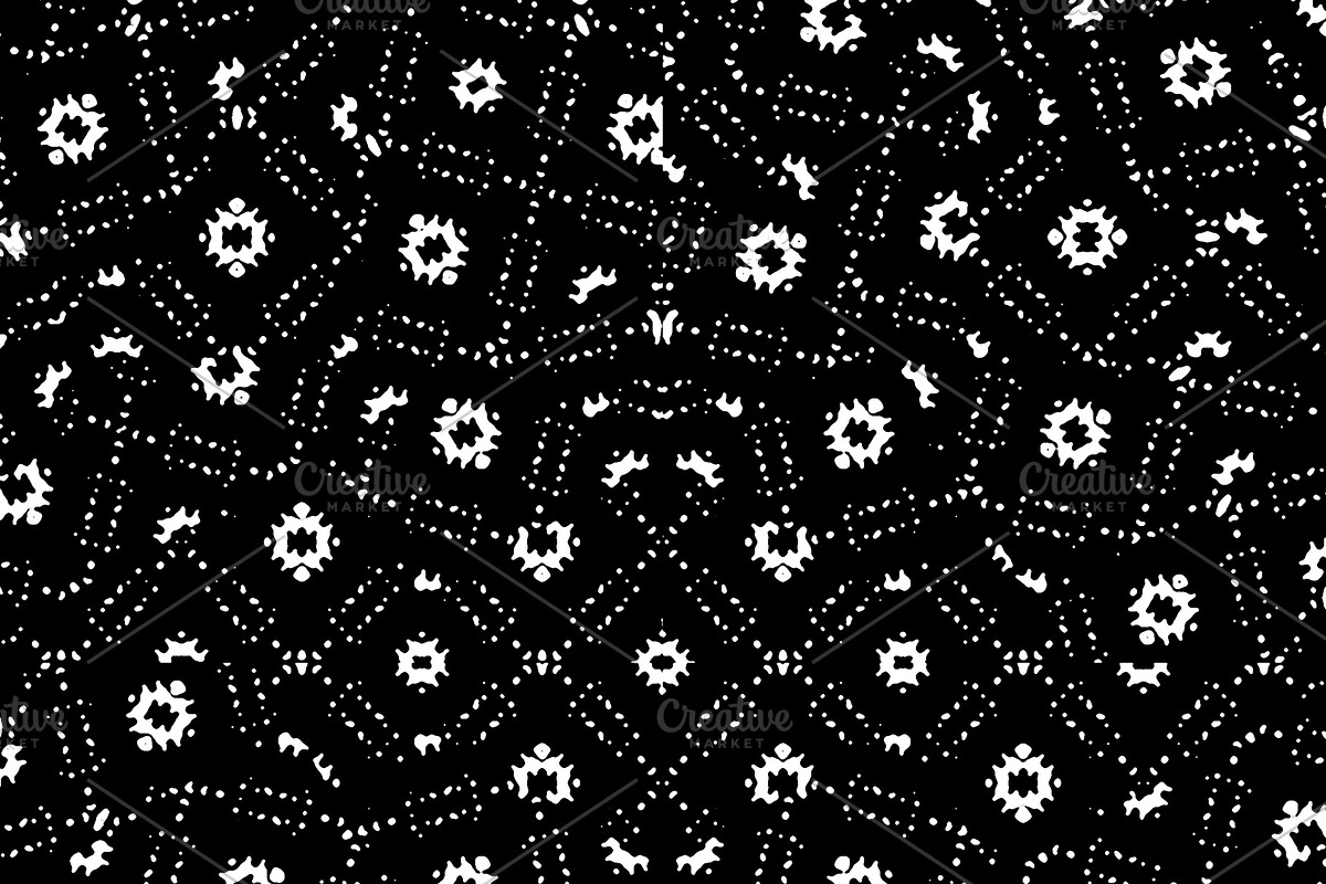 Black and White Intricate Geometric in Patterns - product preview 8