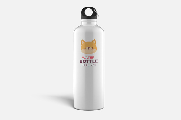 Water Bottle Mock-up in Product Mockups - product preview 1
