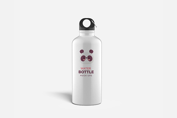 Water Bottle Mock-up in Product Mockups - product preview 2