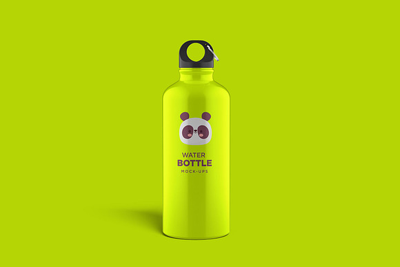 Water Bottle Mock-up in Product Mockups - product preview 4