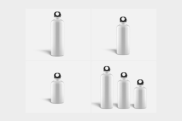 Water Bottle Mock-up in Product Mockups - product preview 5