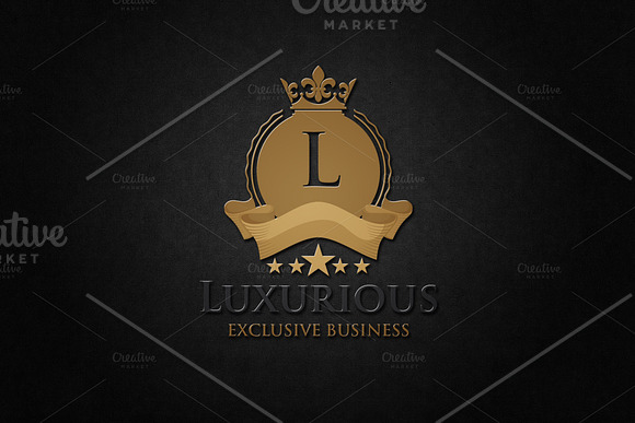 Luxurious v.2 Logo in Logo Templates - product preview 1
