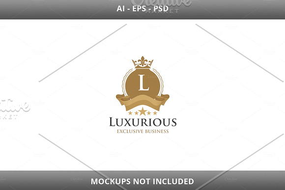 Luxurious v.2 Logo in Logo Templates - product preview 3