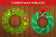 Christmas wreath decoration