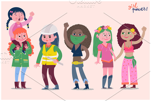 Girl Power! Women Characters in Illustrations - product preview 2