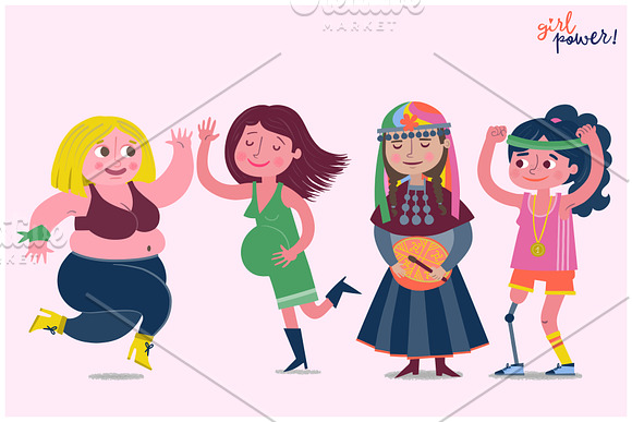 Girl Power! Women Characters in Illustrations - product preview 3