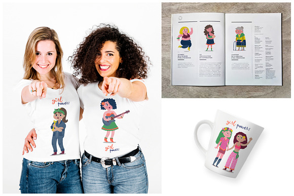 Girl Power! Women Characters in Illustrations - product preview 6