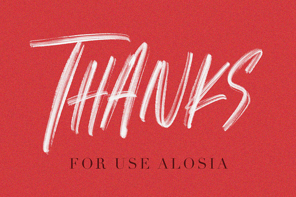 Alosia SVG Brush Font Free Sans in Sans-Serif Fonts - product preview 8