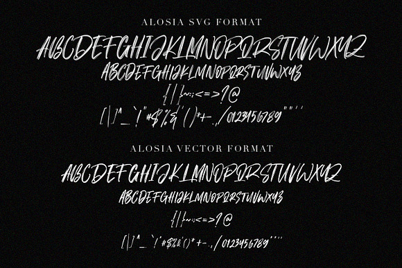 Alosia SVG Brush Font Free Sans in Sans-Serif Fonts - product preview 10