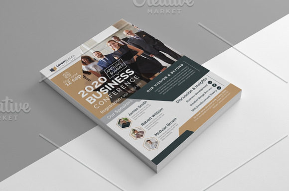 Annual Conference Flyer in Flyer Templates - product preview 2