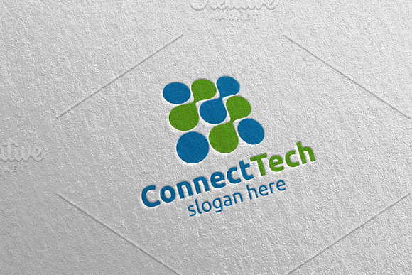 Technology Logo and electronic 1 in Logo Templates - product preview 1
