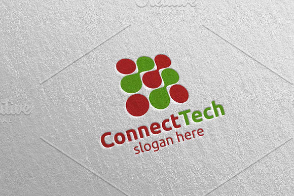 Technology Logo and electronic 1 in Logo Templates - product preview 3