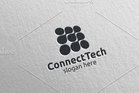 Technology Logo and electronic 1 in Logo Templates - product preview 4