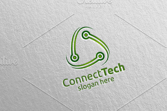 Technology Logo and electronic 3 in Logo Templates - product preview 2