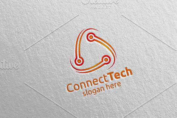 Technology Logo and electronic 3 in Logo Templates - product preview 3