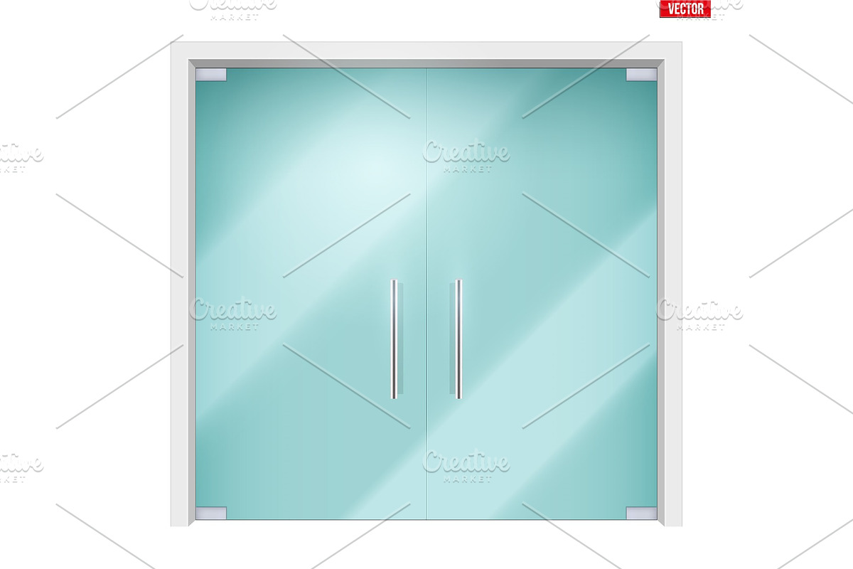 Shop glass doors in Illustrations - product preview 8