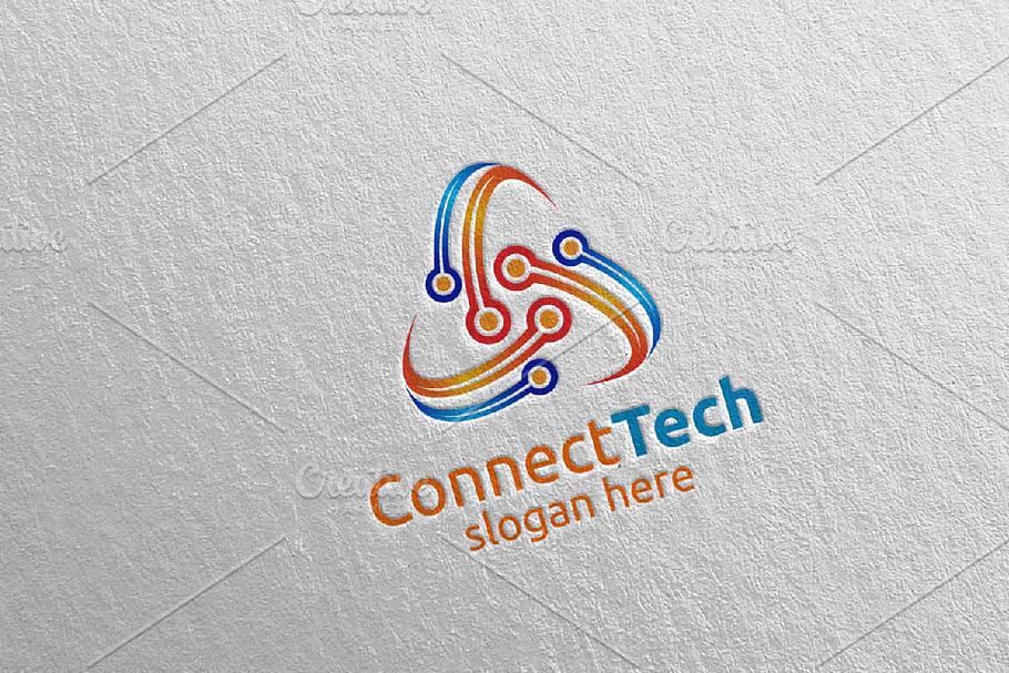 Technology Logo and electronic 7