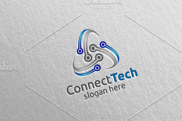 Technology Logo and electronic 7 in Logo Templates - product preview 2