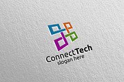 Technology Logo and electronic 8