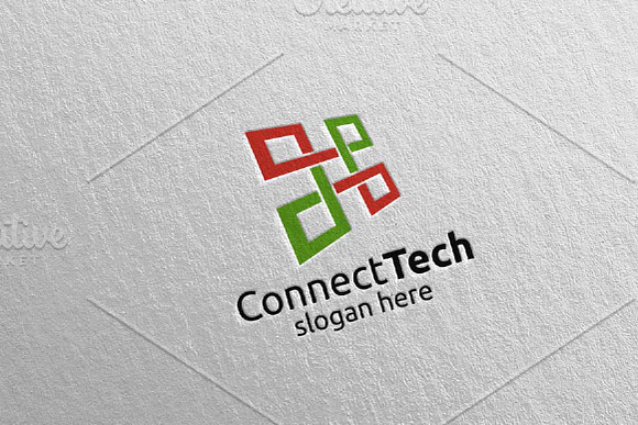 Technology Logo and electronic 8 in Logo Templates - product preview 2