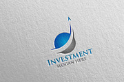 Invest Marketing Financial Logo 12