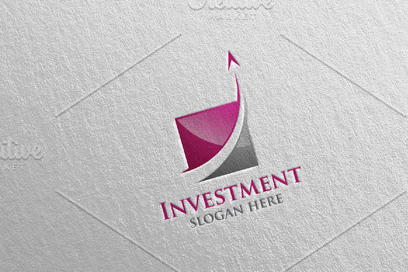 Invest Marketing Financial Logo 13 in Logo Templates - product preview 1
