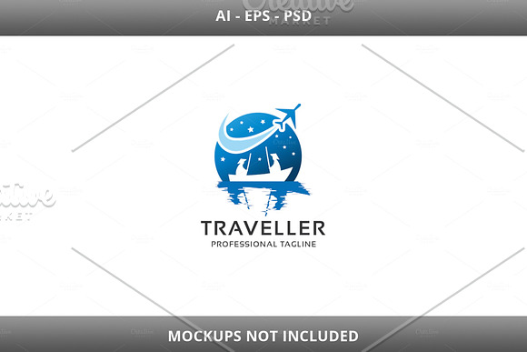 Traveller Logo in Logo Templates - product preview 2