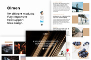 Olmen – Responsive Email template