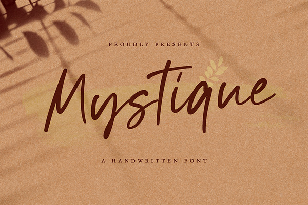 Mystique - Luxury Signature Font