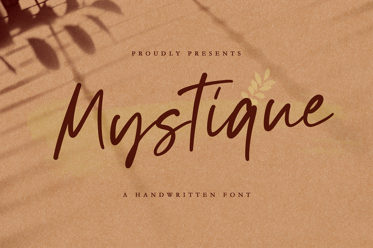 Mystique - Luxury Signature Font in Script Fonts - product preview 8