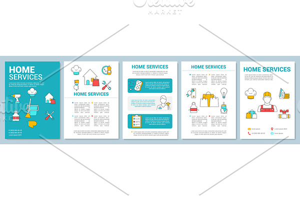 Home services brochure template