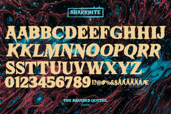 Sharkbite Font in Display Fonts - product preview 2